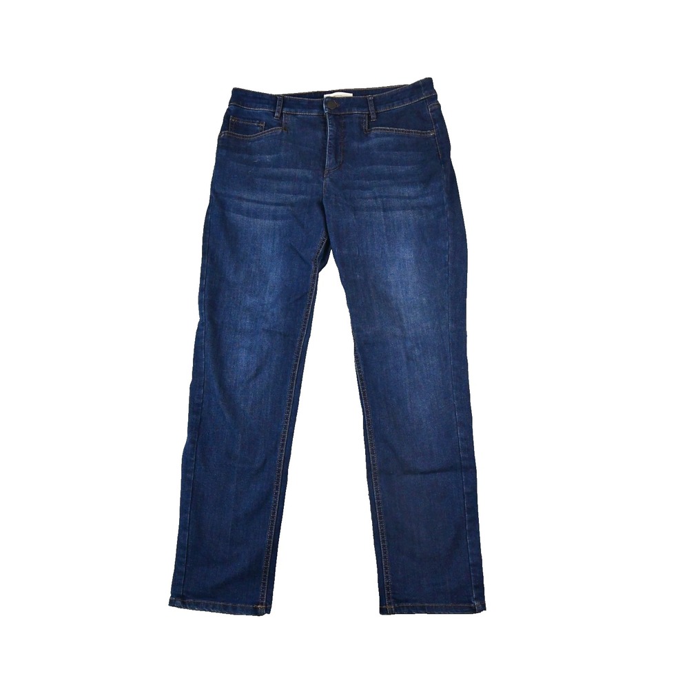 J. Jill Jeans Womens 8 (31x27) Slim Ankle Blue Denim